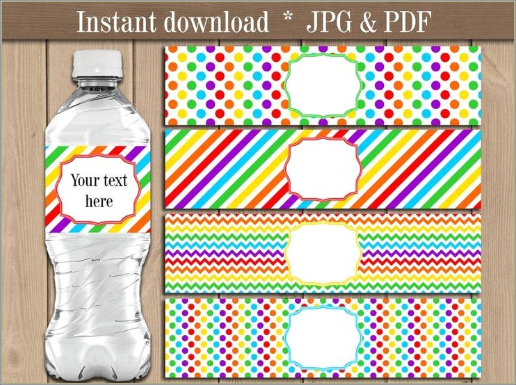 Free Printable Baby Cards Templates Waterbottle