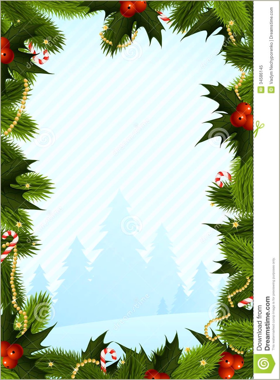 Free Printable Blank Christmas Menu Templates