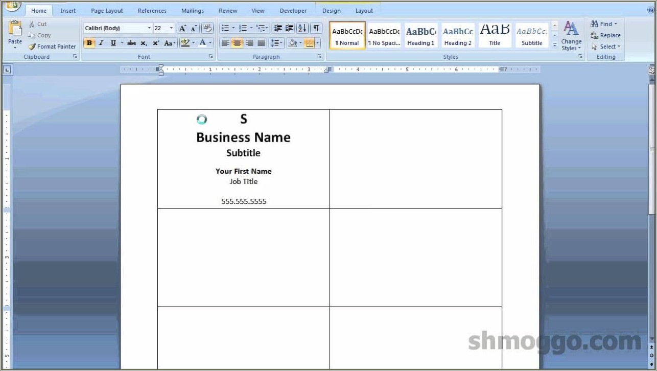 Free Printable Business Card Templates 10 Per Page