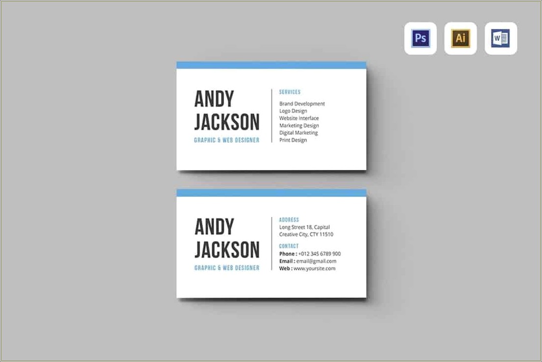 Free Printable Business Card Templates For Publisher