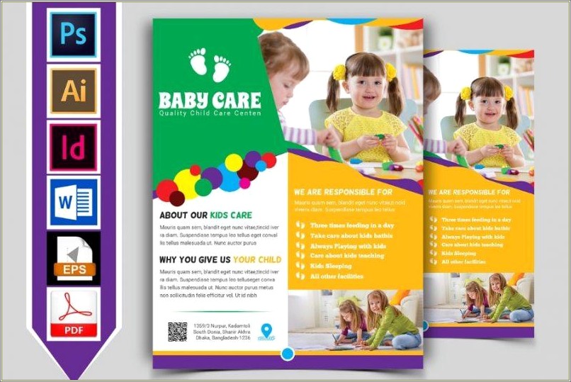 Free Printable Child Care Brochure Templates - Resume Example Gallery