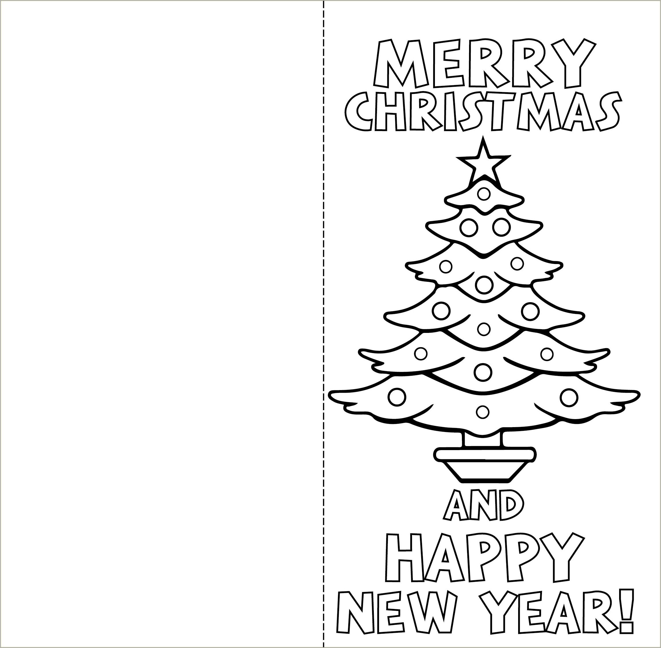 Free Printable Christmas Card Templates To Colour
