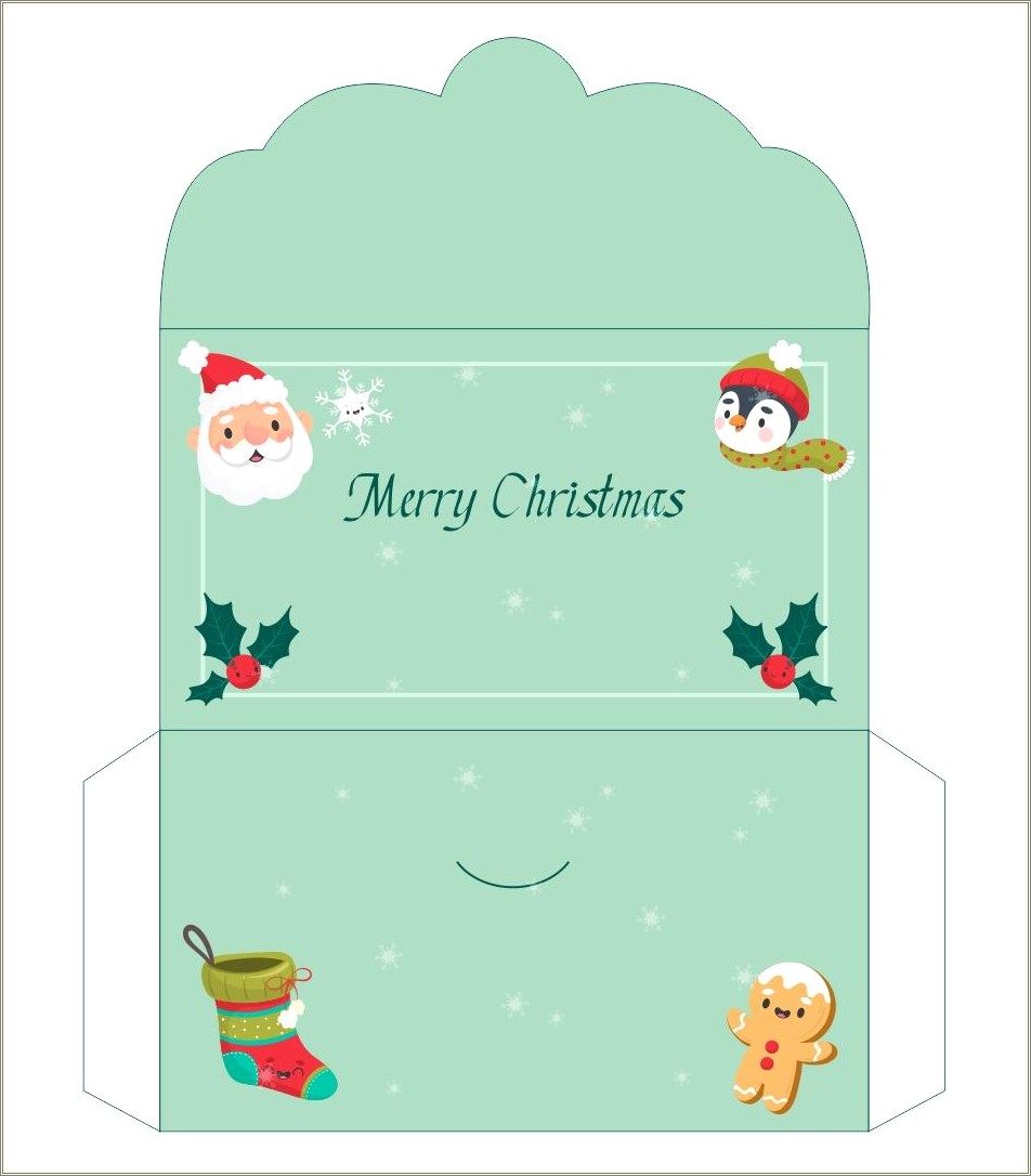 Free Printable Christmas Gift Card Holder Templates