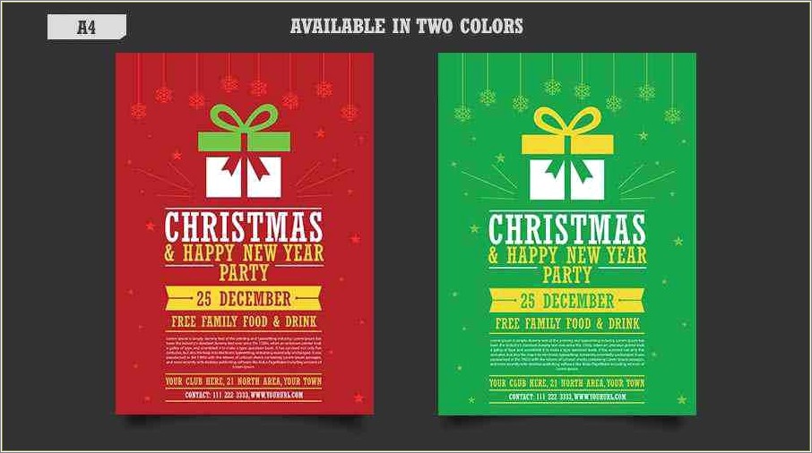 Free Printable Christmas Musical Flyer Templates Online
