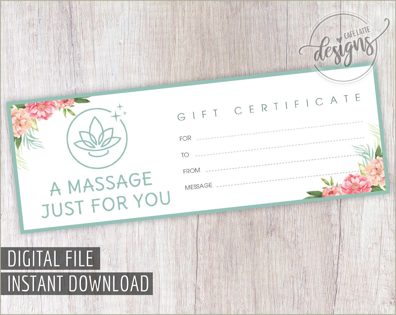 Free Printable Gift Certificate Templates For Massage