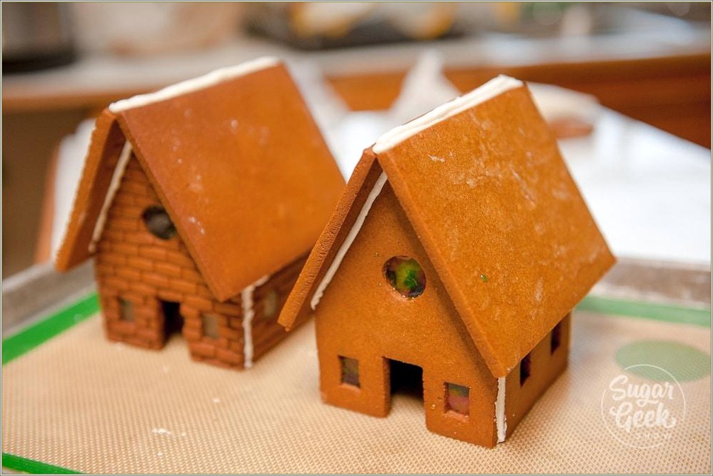 Free Printable Gingerbread House Templates And Instructions