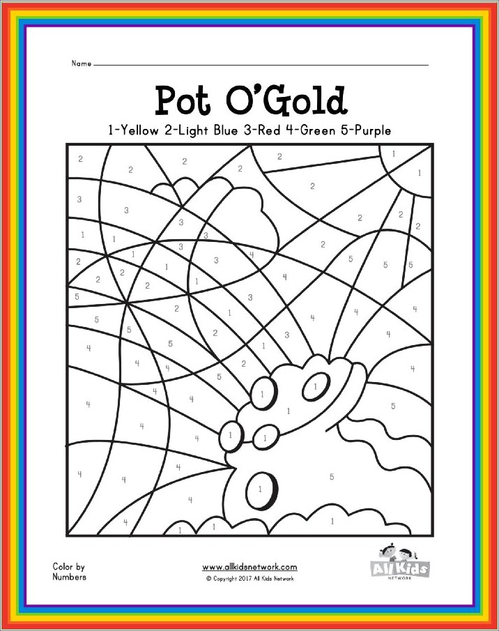 Free Printable Pot Of Gold Box Template