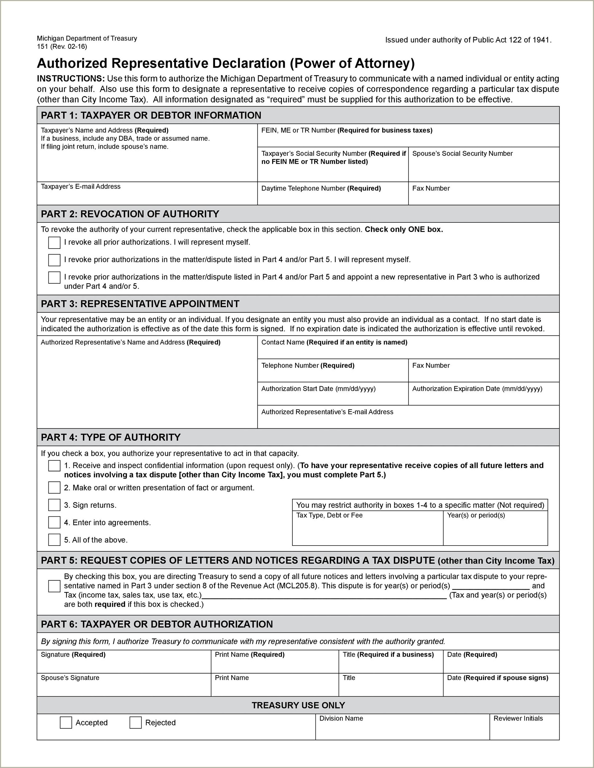 Free Printable Power Of Attorney Templates Online