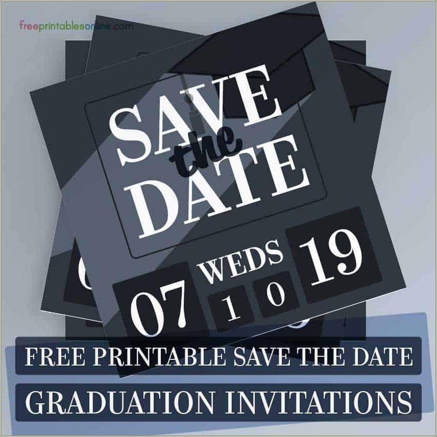 Free Printable Templates For Save The Date Cards