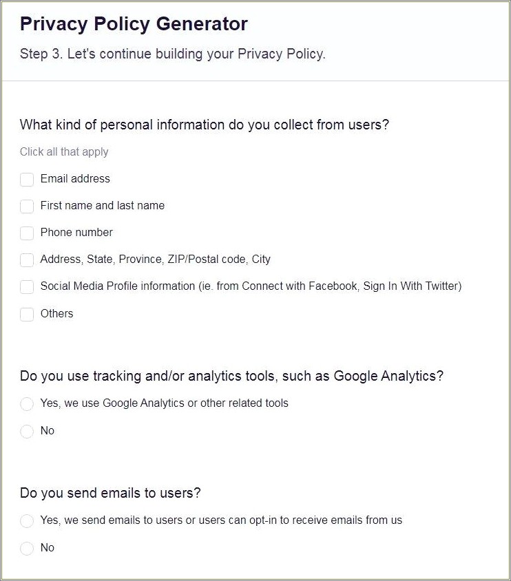 Free Privacy Policy Templates For Coaching Business