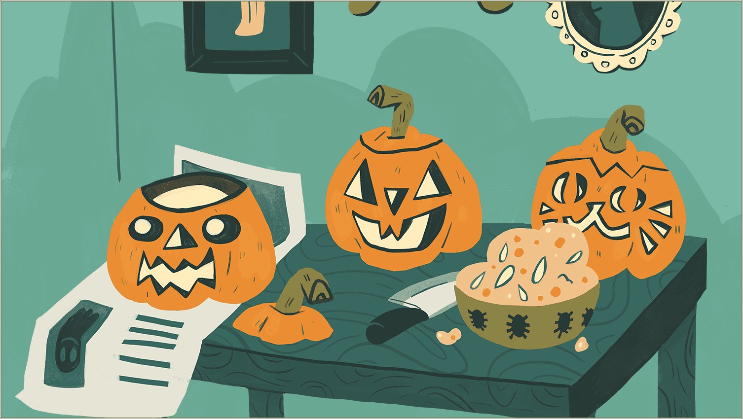 Free Pumpkin Carving Templates Nightmare Before Christmas