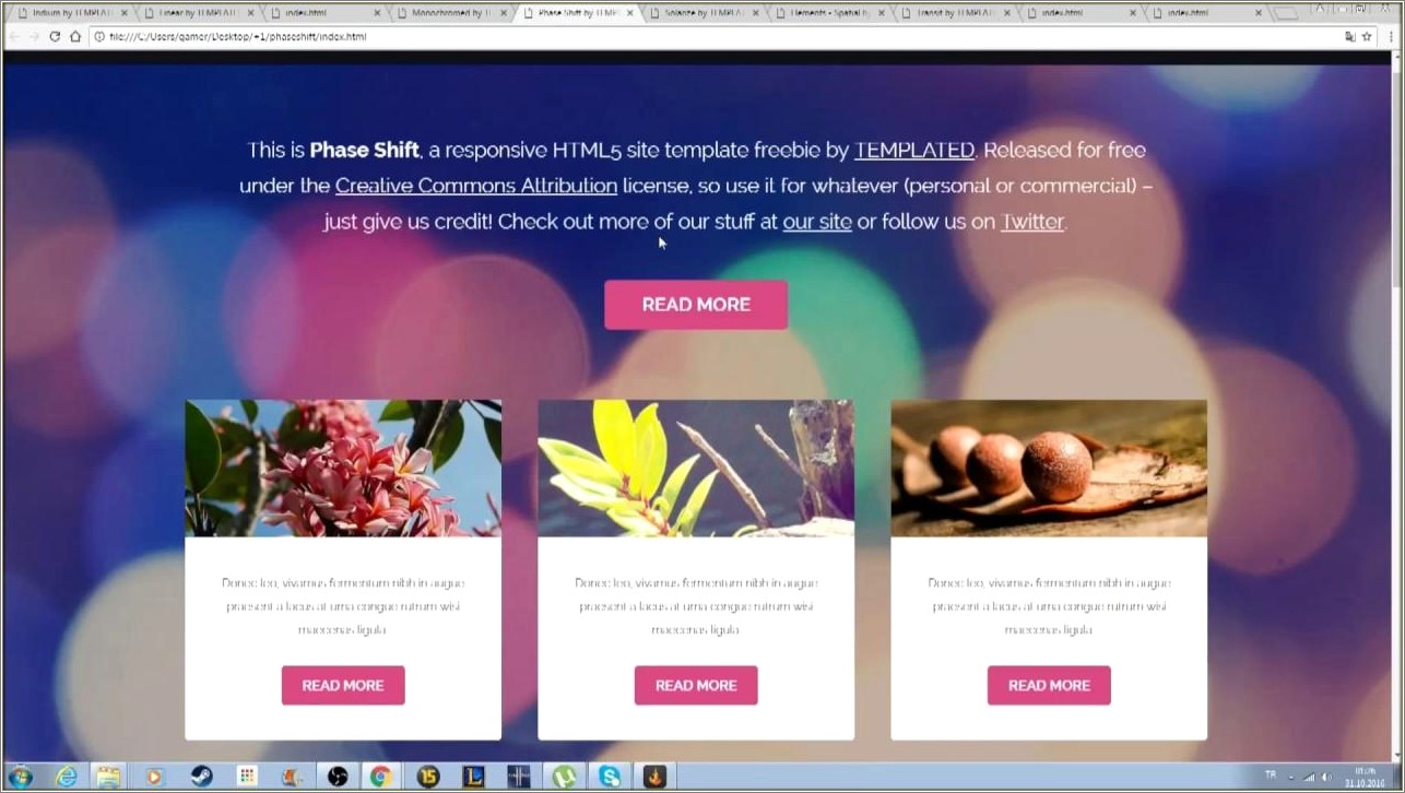 Free Responsive Web Design Templates For Dreamweaver