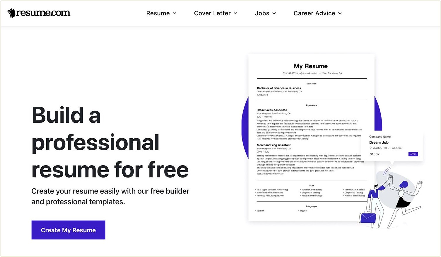 Free Resume Servlet Maker Display