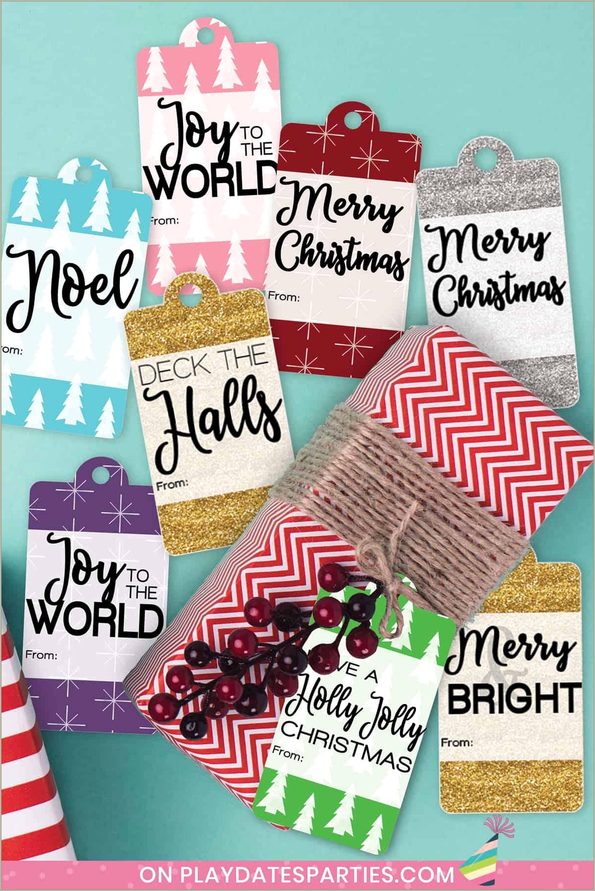 Free Template Christmas Gift Tags That Are Fillable