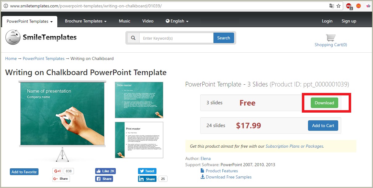 Free Template Download For Powerpoint Presentation 2007