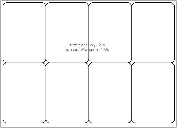 Free Template For Making Blank Trading Cards