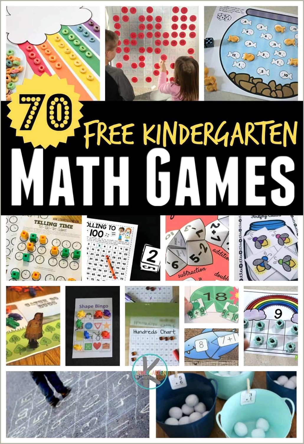 Free Template For Tens Chart For Kindergarten
