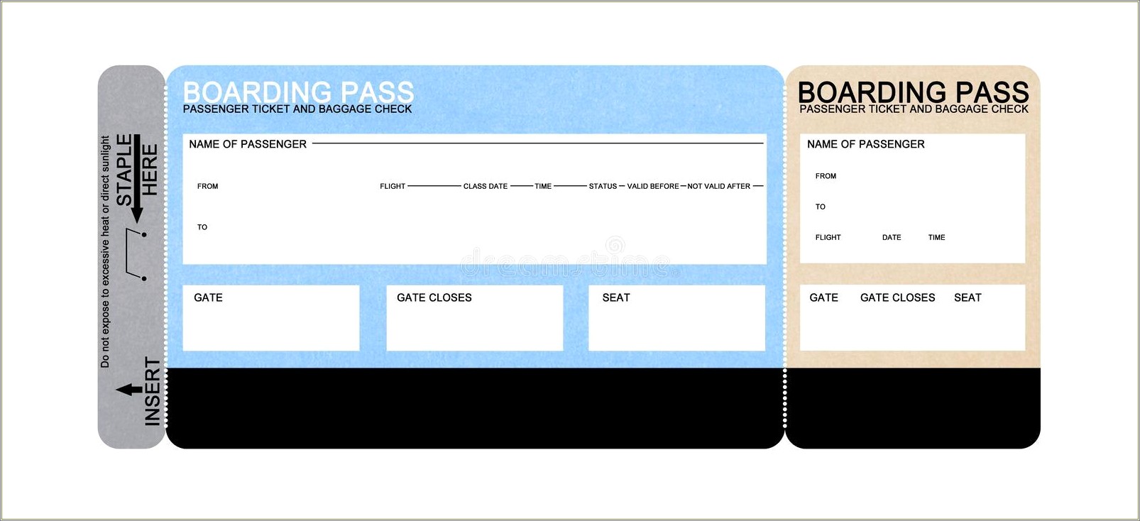 Free Template Of Family Fun Pass Ticket