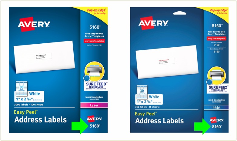 Free Template To Print Avery 8160 Labels