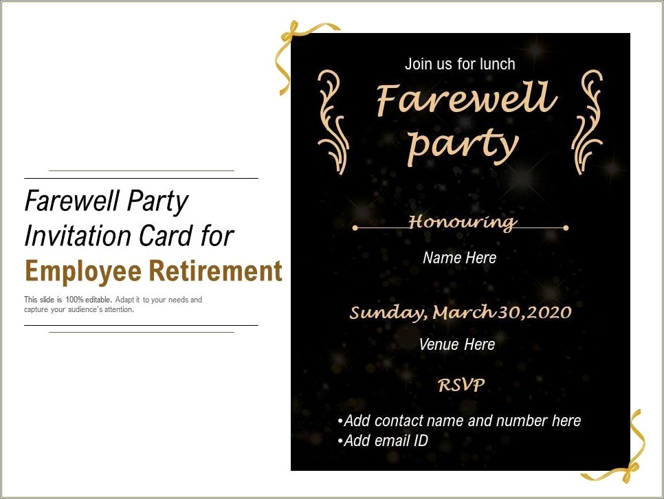 Free Templates For Going Away Party Invites