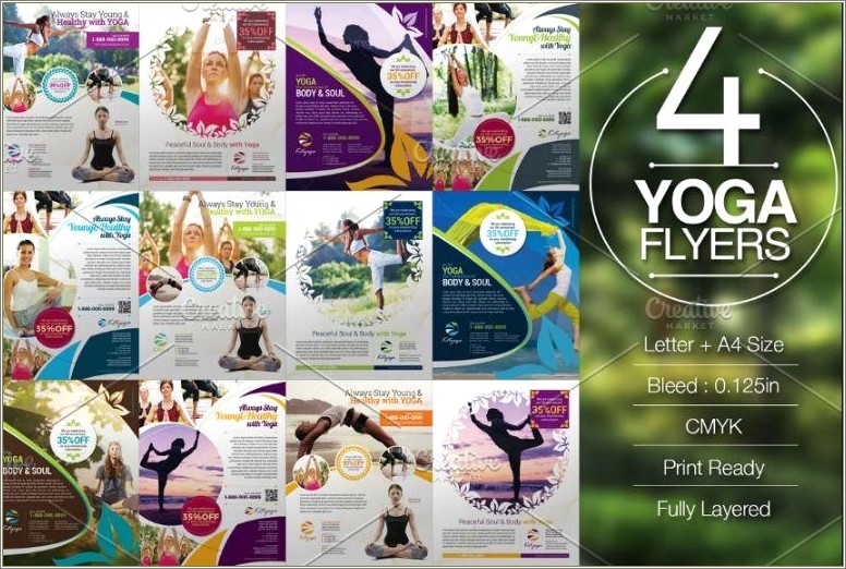 Free Templates For Making A Yoga Flyer
