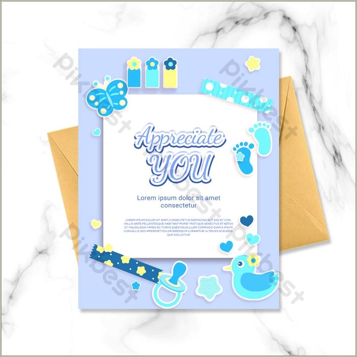 Free Thank You Card Template For Baptism