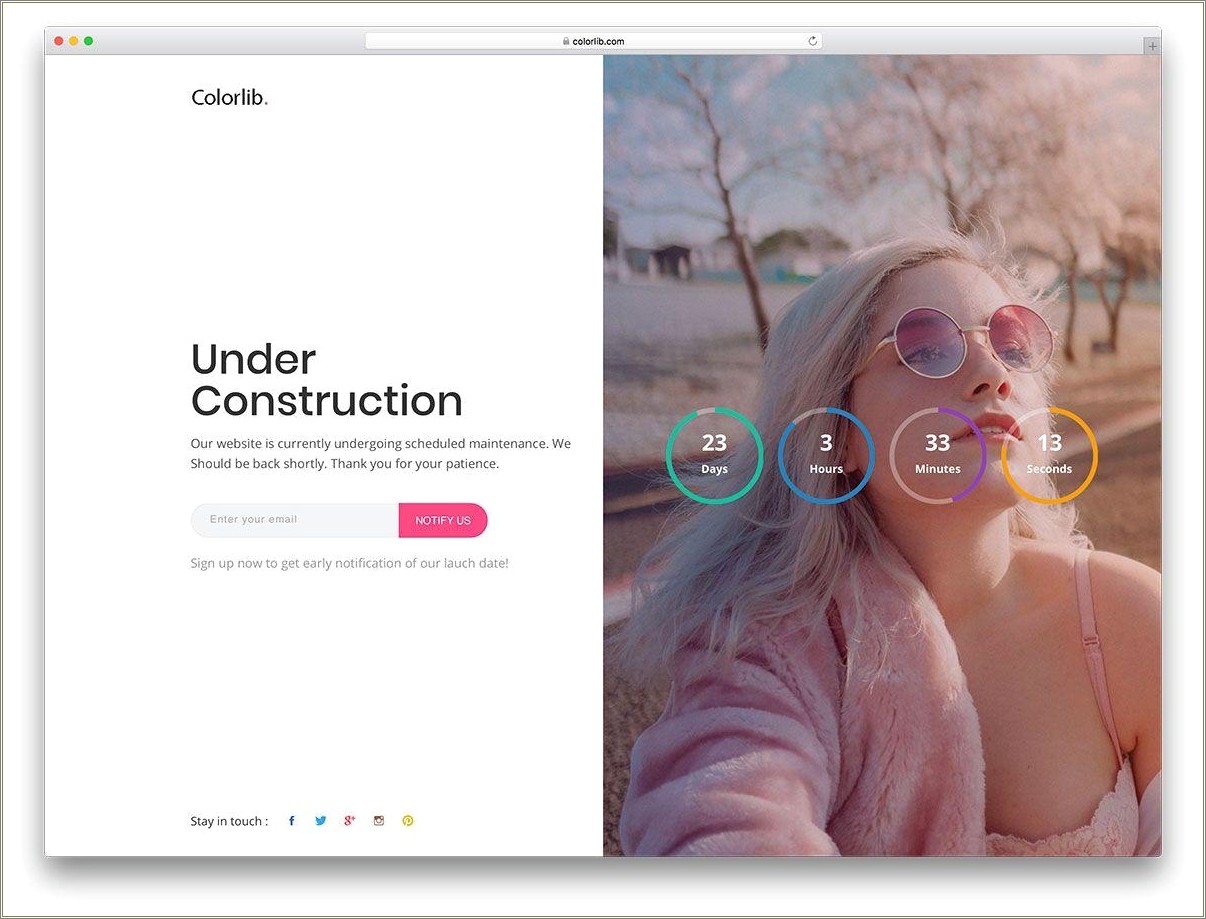 Free Web Page Under Construction Html Template