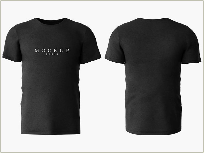 Front And Back Free T Shirt Templates