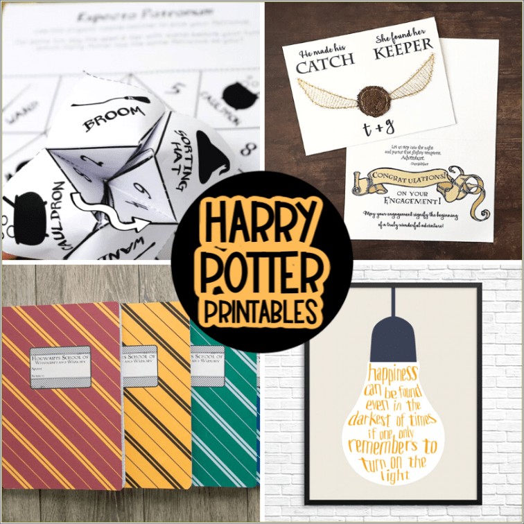 Harry Potter Invitations Template Printable Templates Free