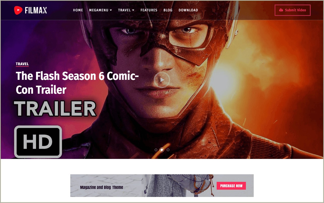 Hash Movie Blogger Template Free 100 Drive