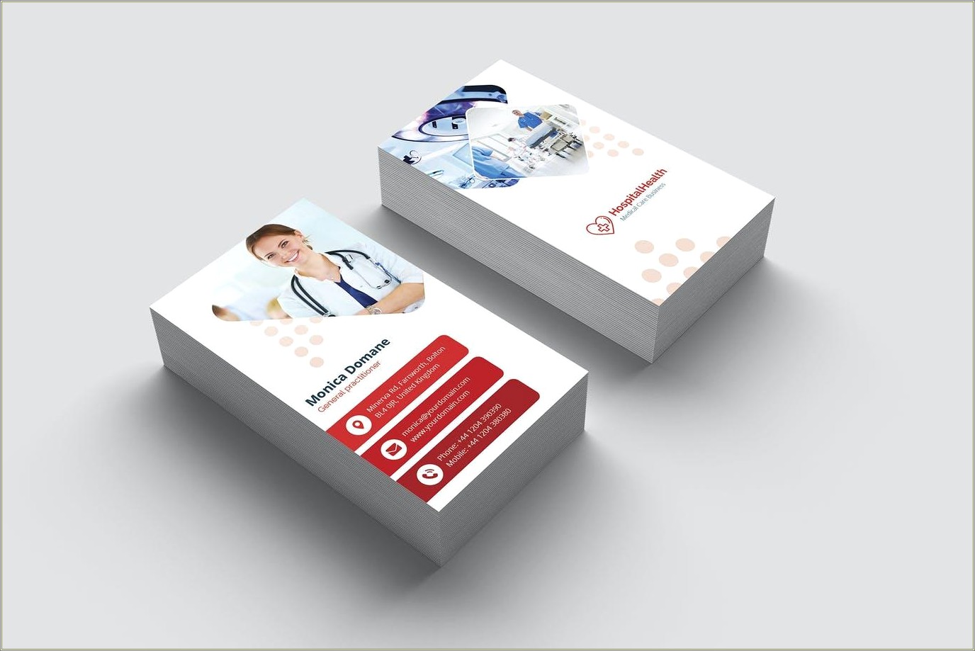 Home Health Aide Business Card Photoshop Template Free