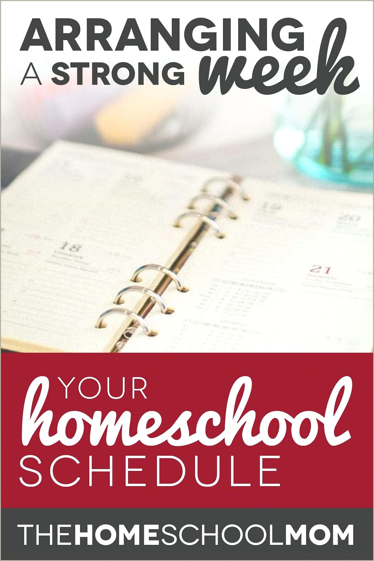 Homeschool High School Class Daily Schedule Template Free