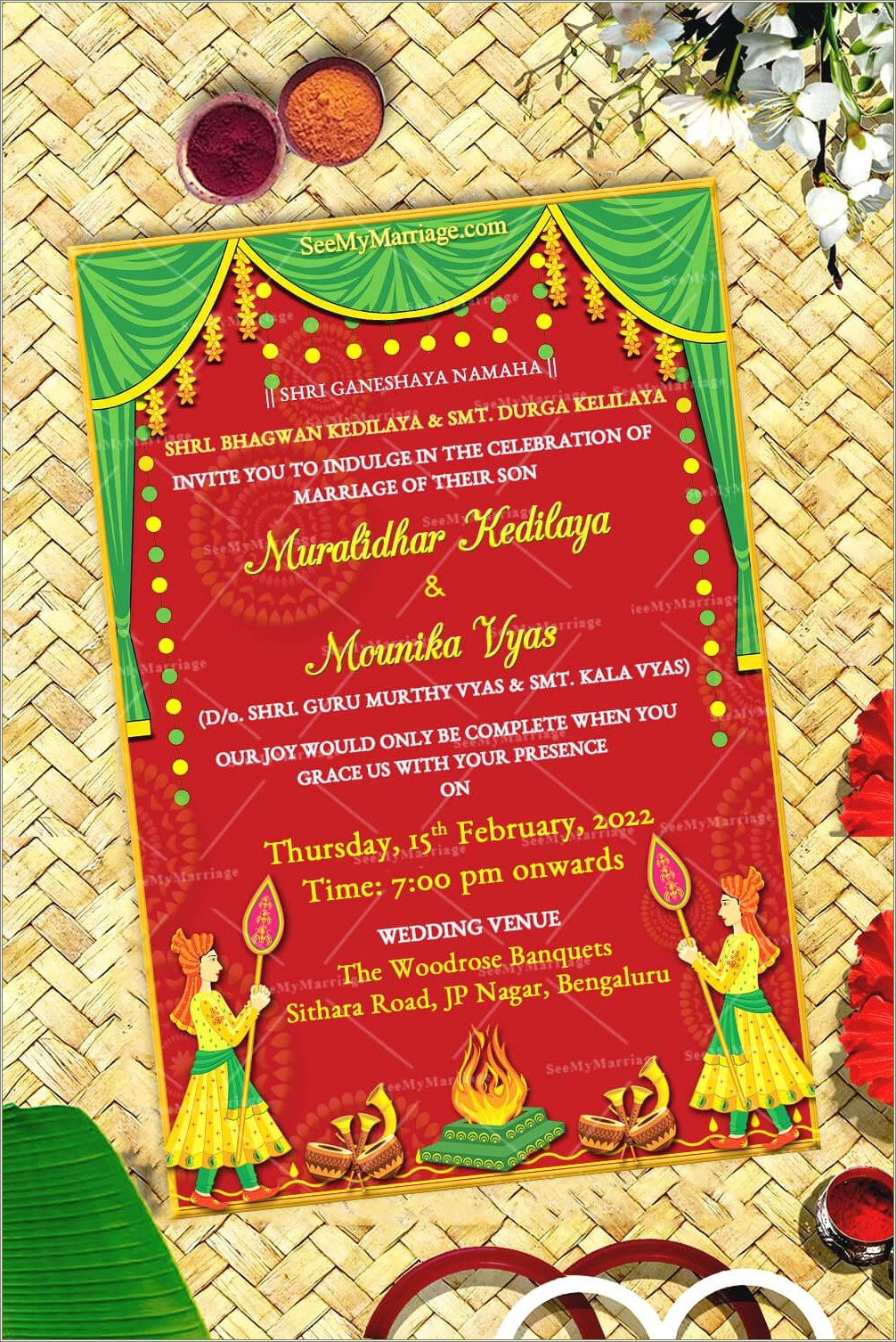House Warming Invitation In Tamil Template Free Download