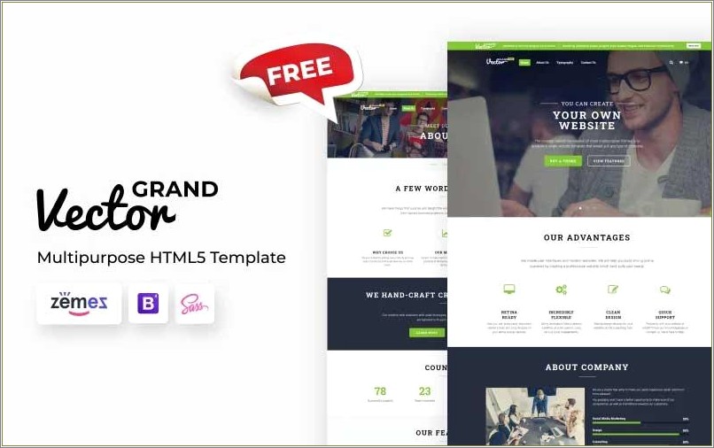 Html5 Responsive Web Design Template Free Download