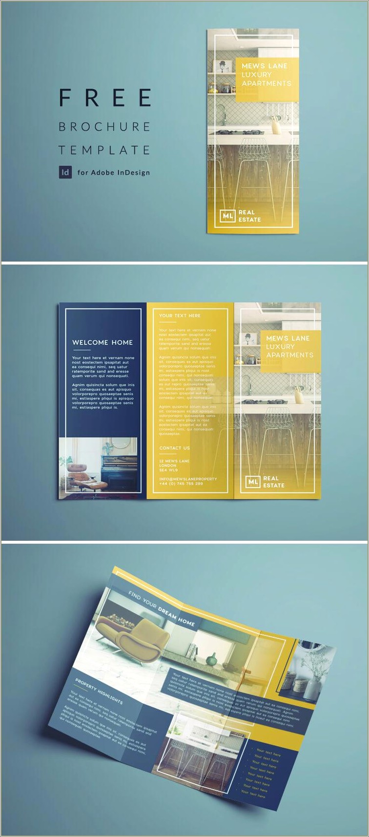 Indesgn Us Full Page Booklet Template Free