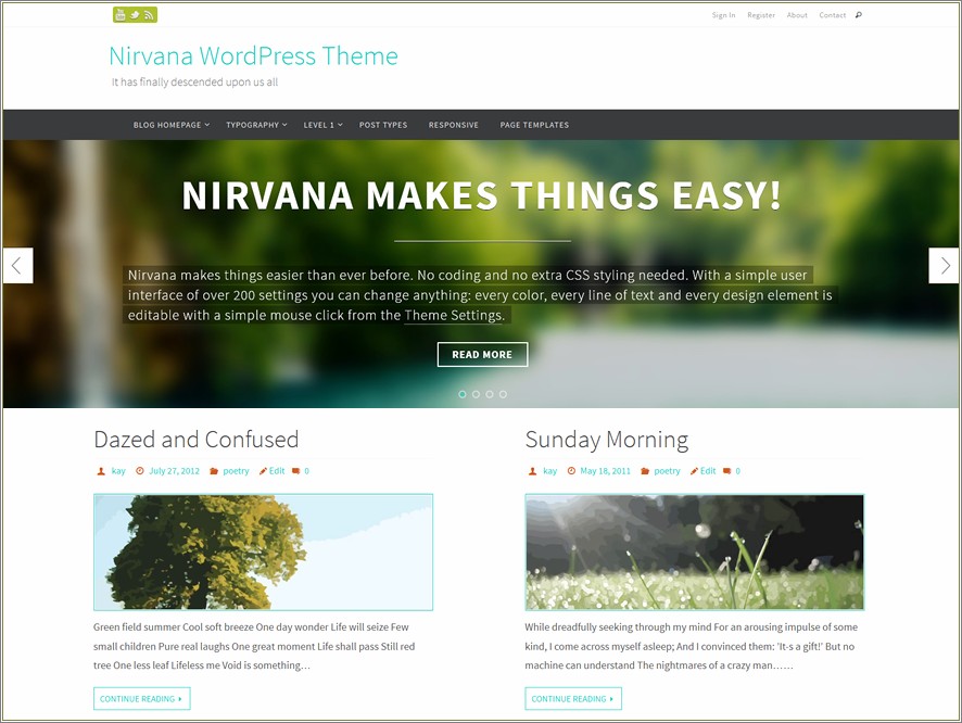 Infinite Theme Template Free Download For Blogger