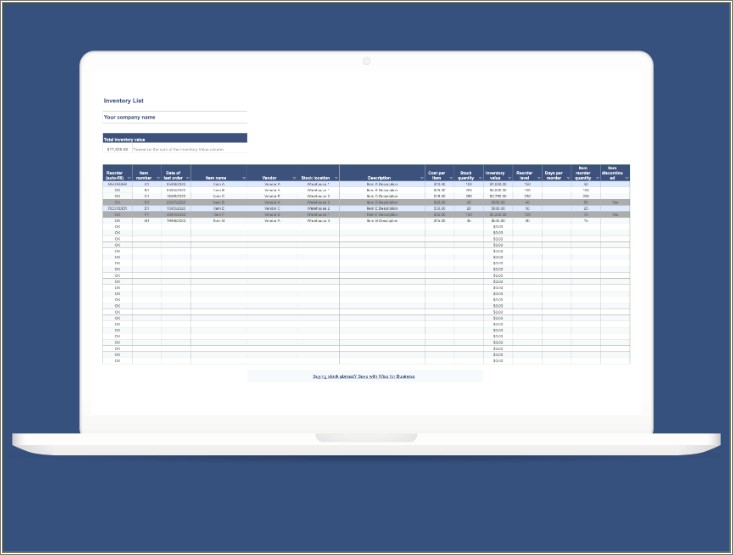 Inventory And Sales Manager Excel Template Free Download
