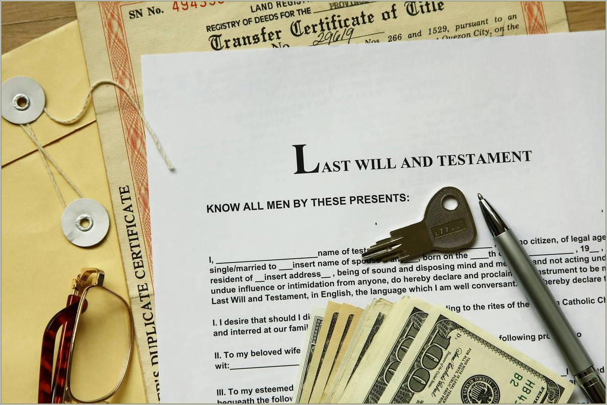 Last Will And Testament Pennsylvania Template Free