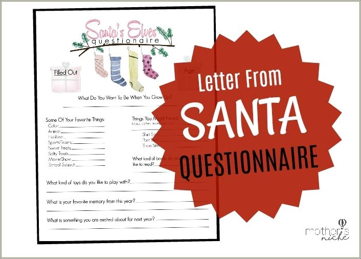 Letter To Santa From Infant Template Printable Free