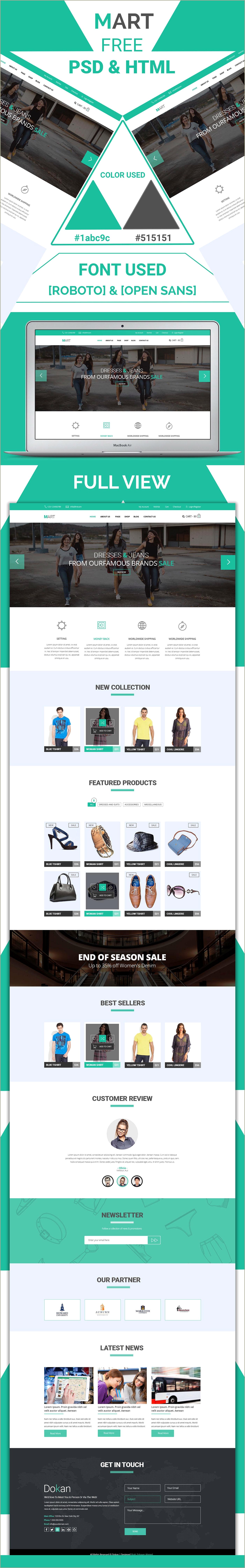 Mango Responsive Ecommerce Html5 Template Free Download