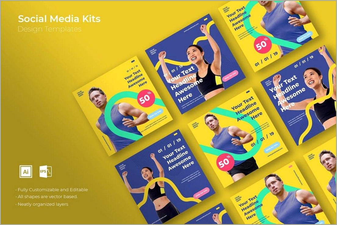 Media Kit Template Psd 2 Page Free Donload