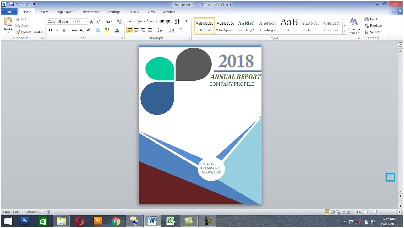 Microsoft Word Book Cover Template Free Download