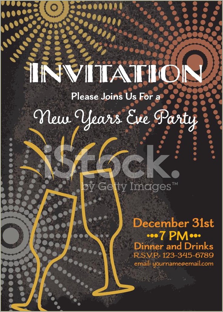 New Years Eve Party Invitation Templates Free