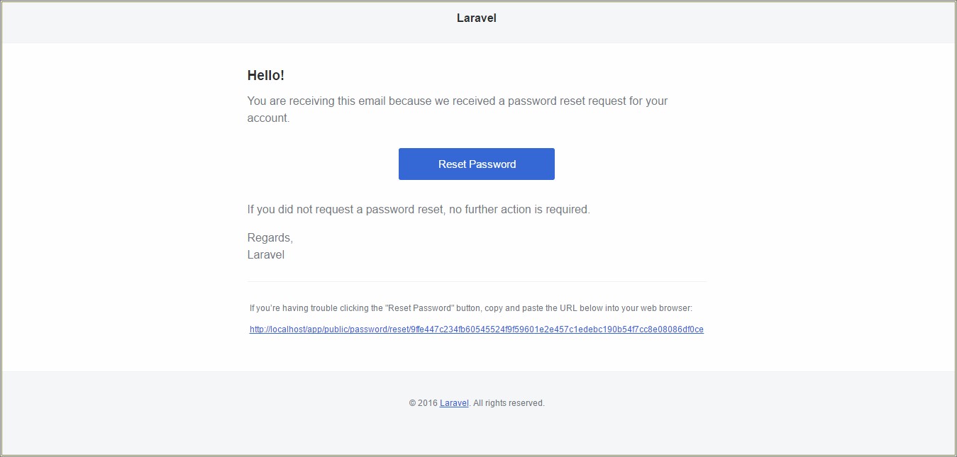 Reset Password Email Template Html Free Download