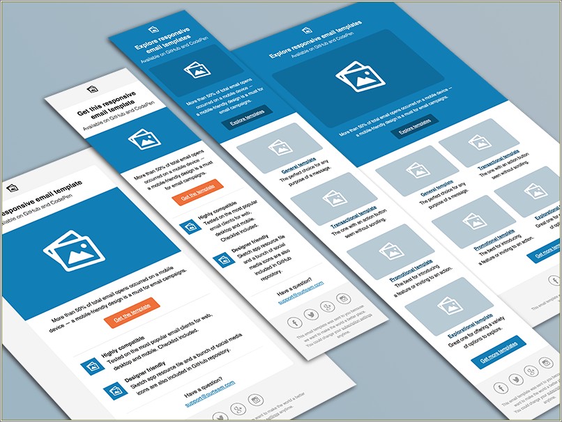 Responsive Email Template Html Code Free Download