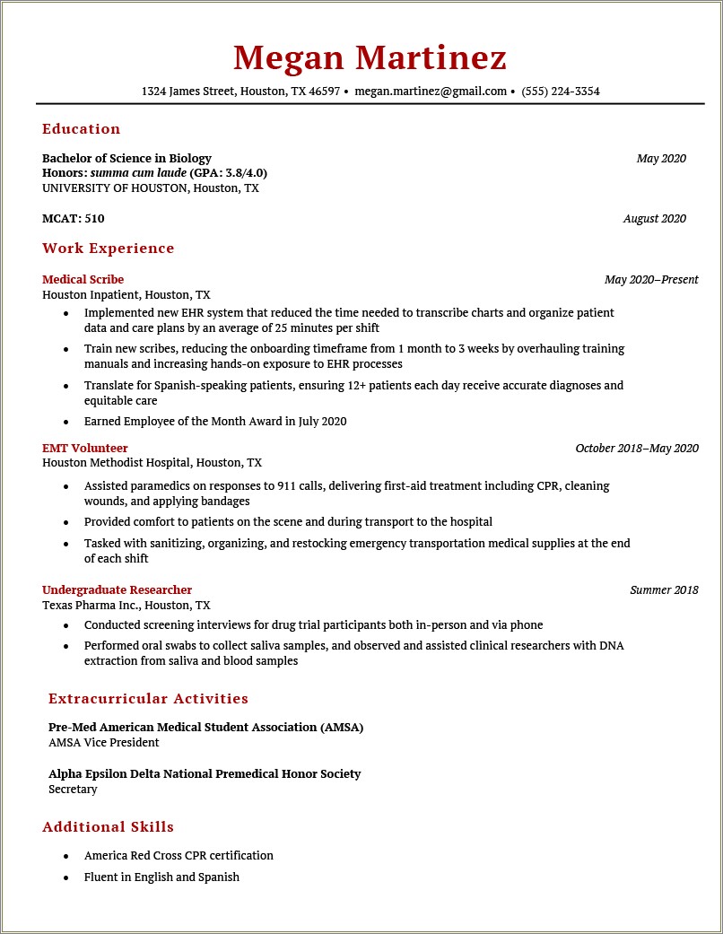 Resume Examples For Ems Chiefs