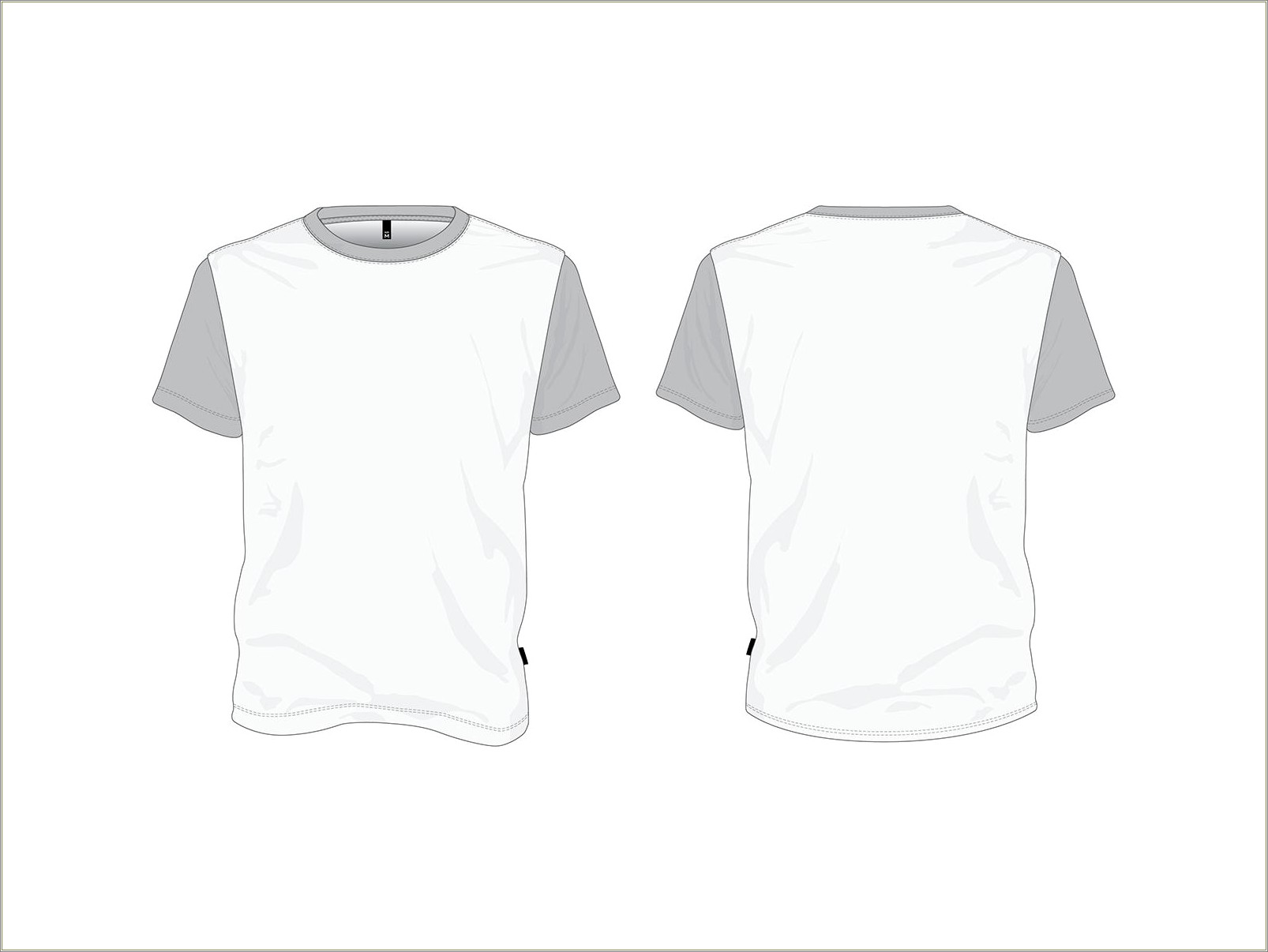 T Shirt Template Ai File Free Download