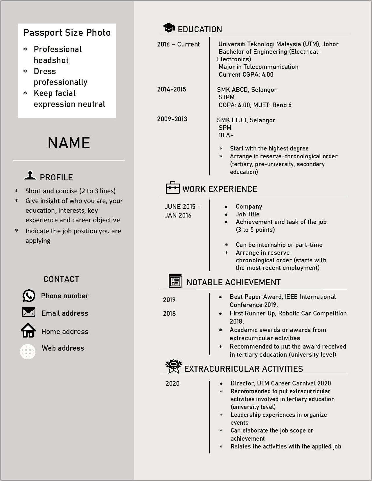 A Good Resume Example 2018 - Resume Example Gallery