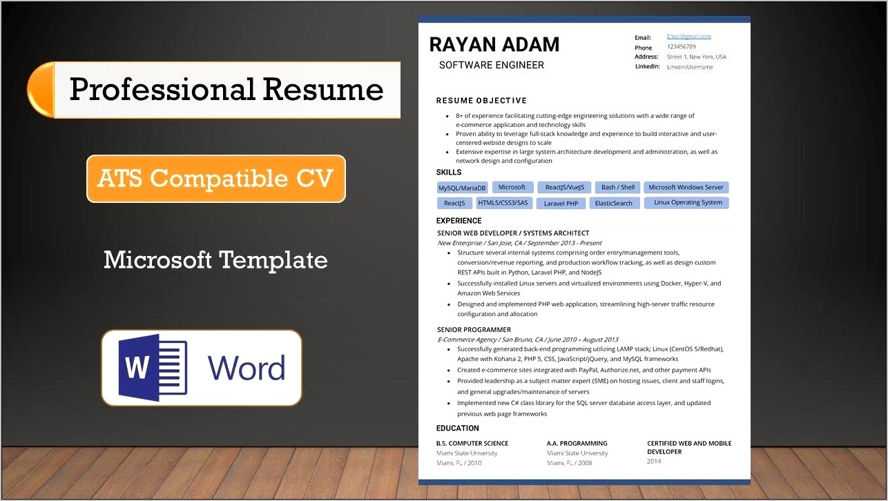 Best Font For Resume Ats