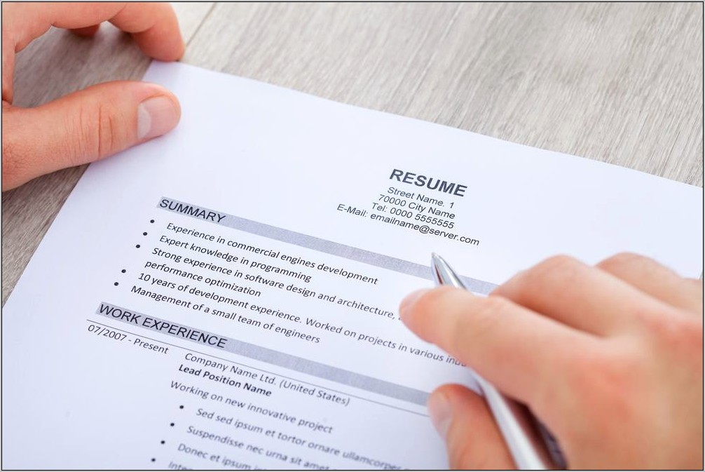 Best Resume Format For Tradesmen